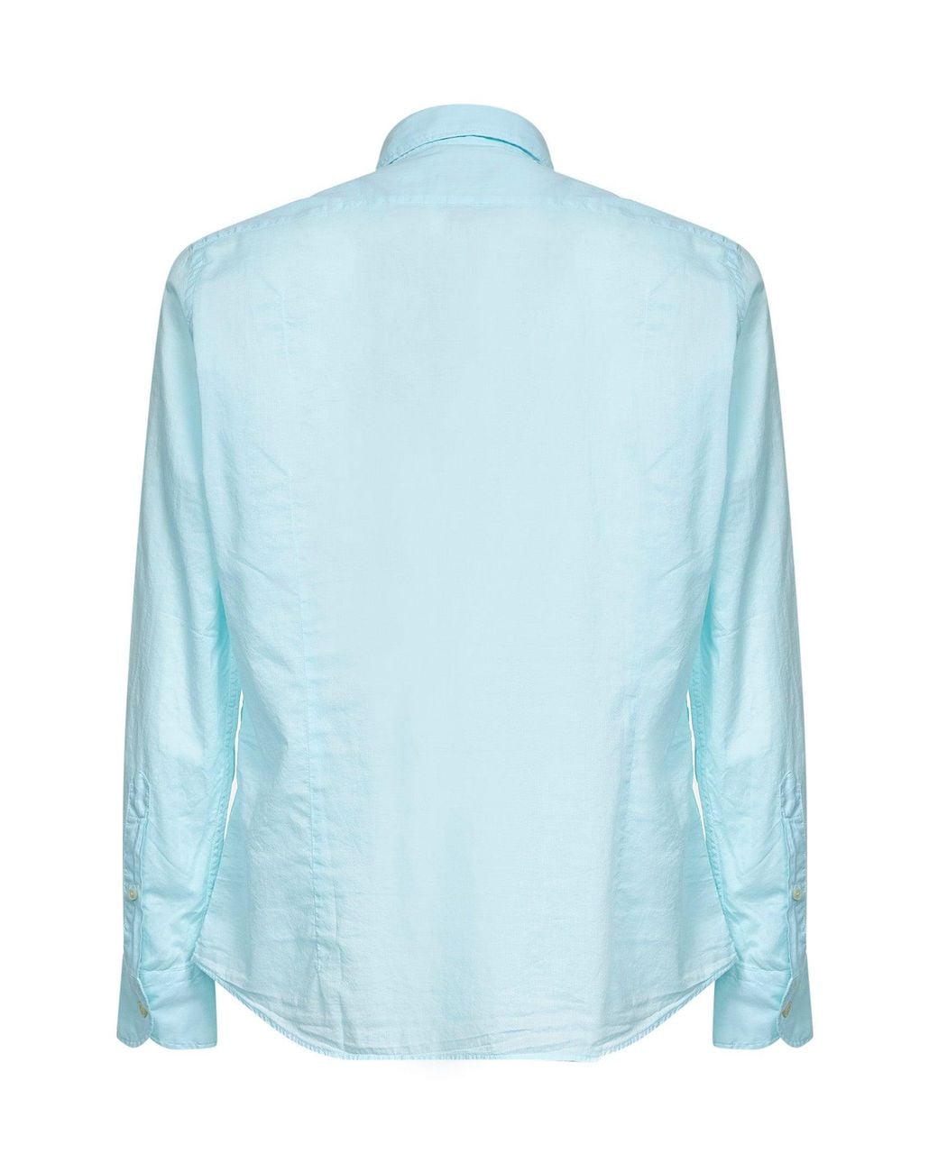 Mc2 Saint Barth Blue Chemise Shirt Voile Cotton for men