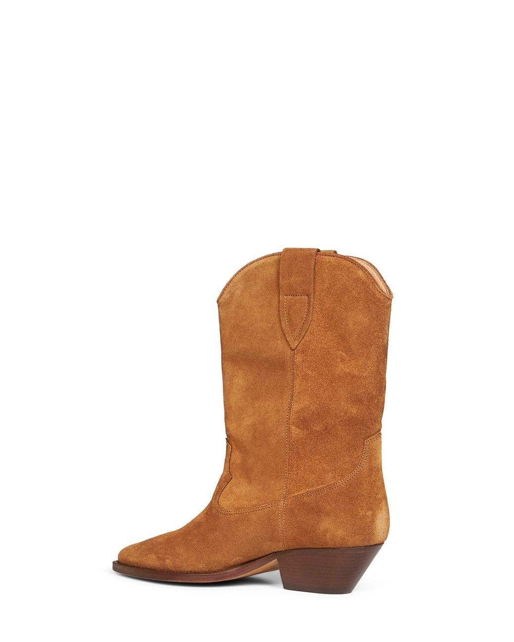Isabel Marant Brown Cognac Suede Duerto Western Boots