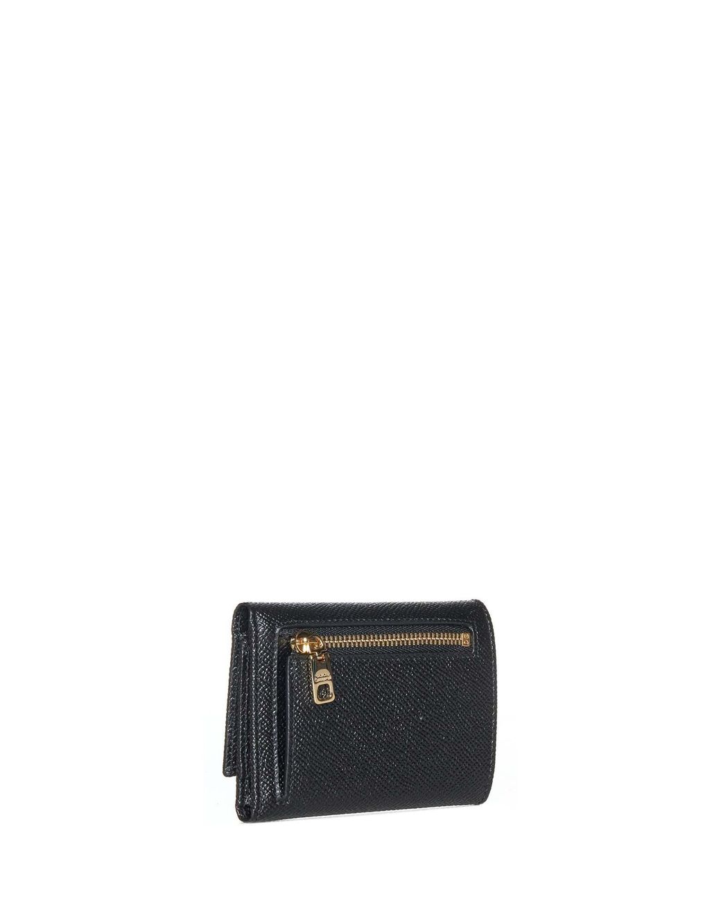 Dolce & Gabbana Gray Dauphine Leather Wallet