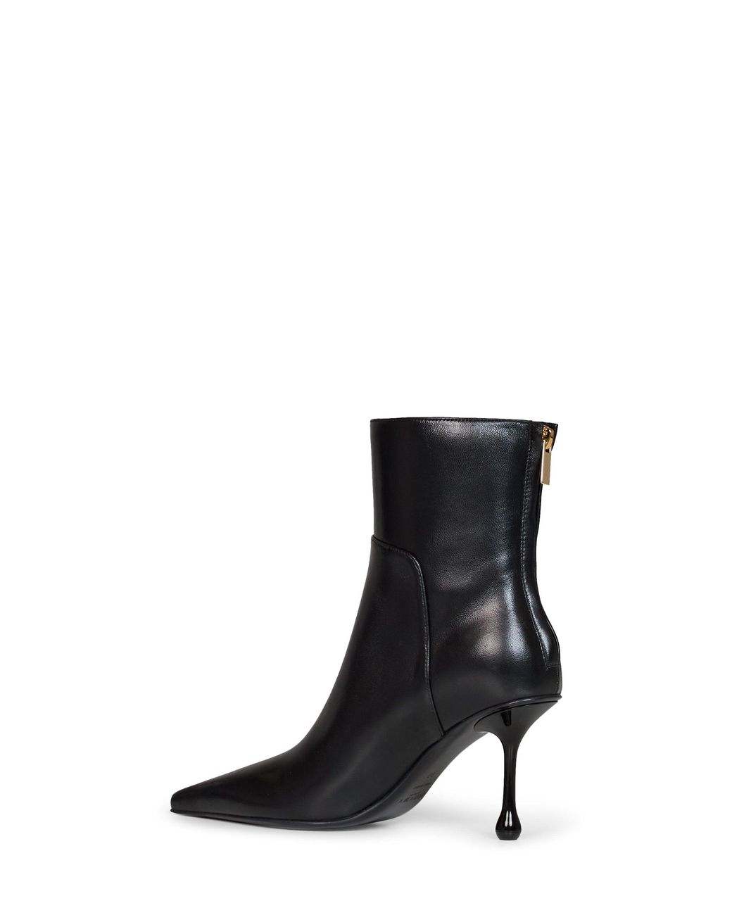 Jimmy Choo Black Nappa Leather Cycas 80 Ankle Boots