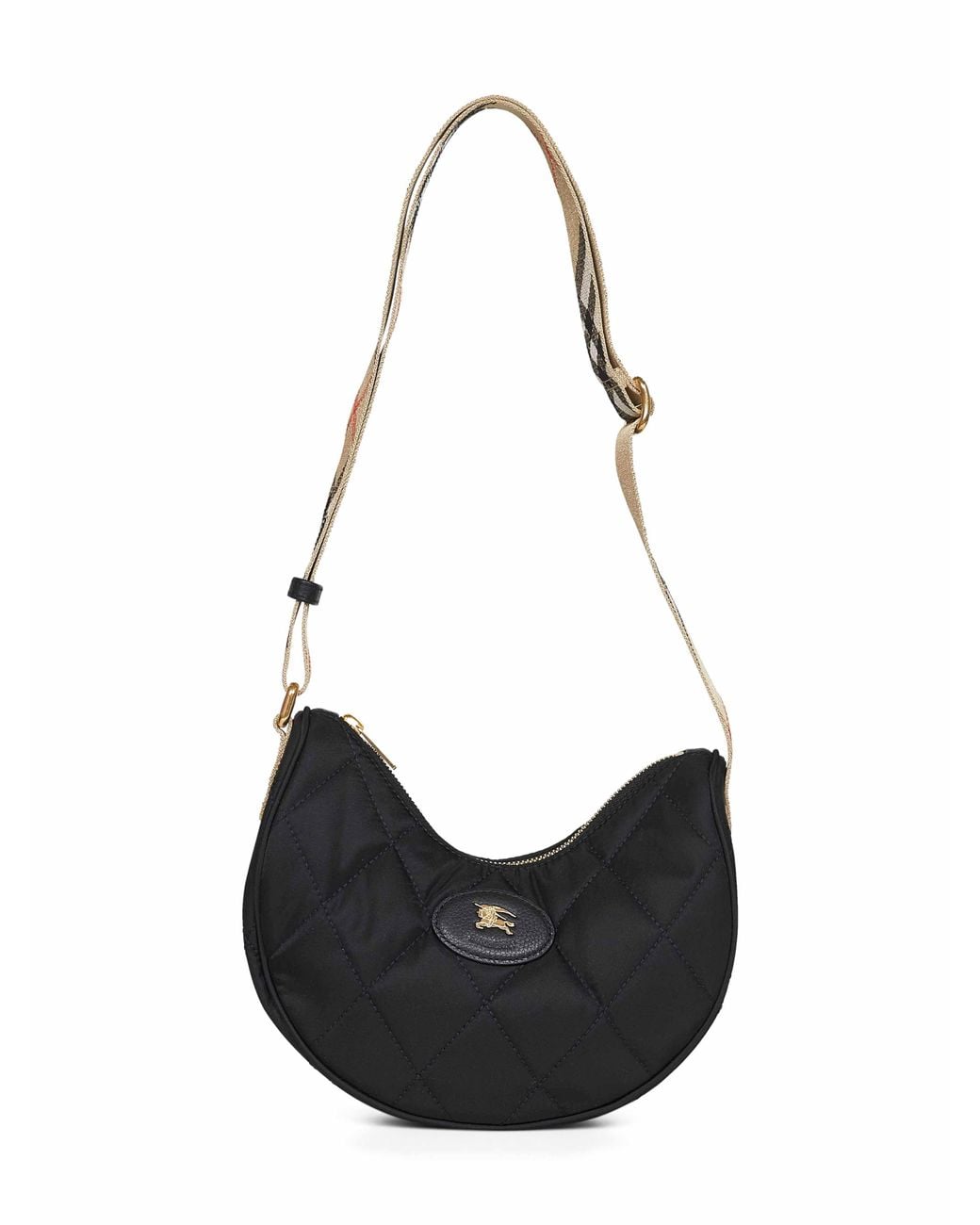 Burberry Black Horseshoe Crossbody Bag for men