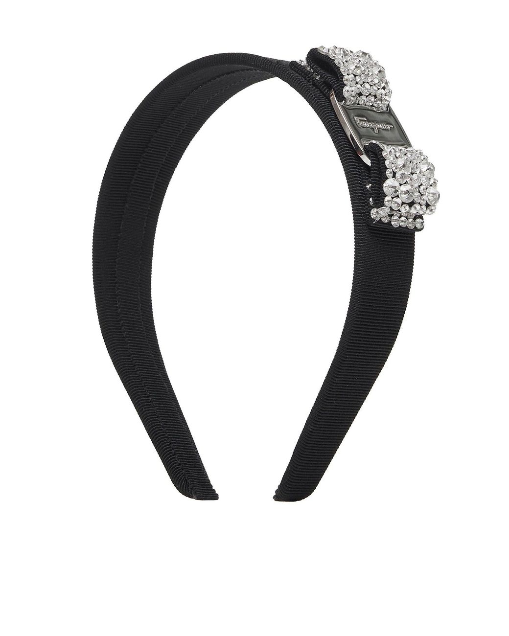 Ferragamo Black Vara Bow Headband