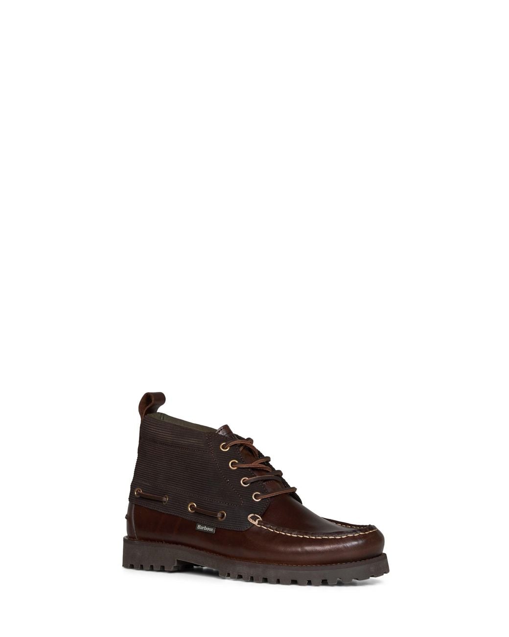 Barbour White Dark Harle Chukka Boots for men
