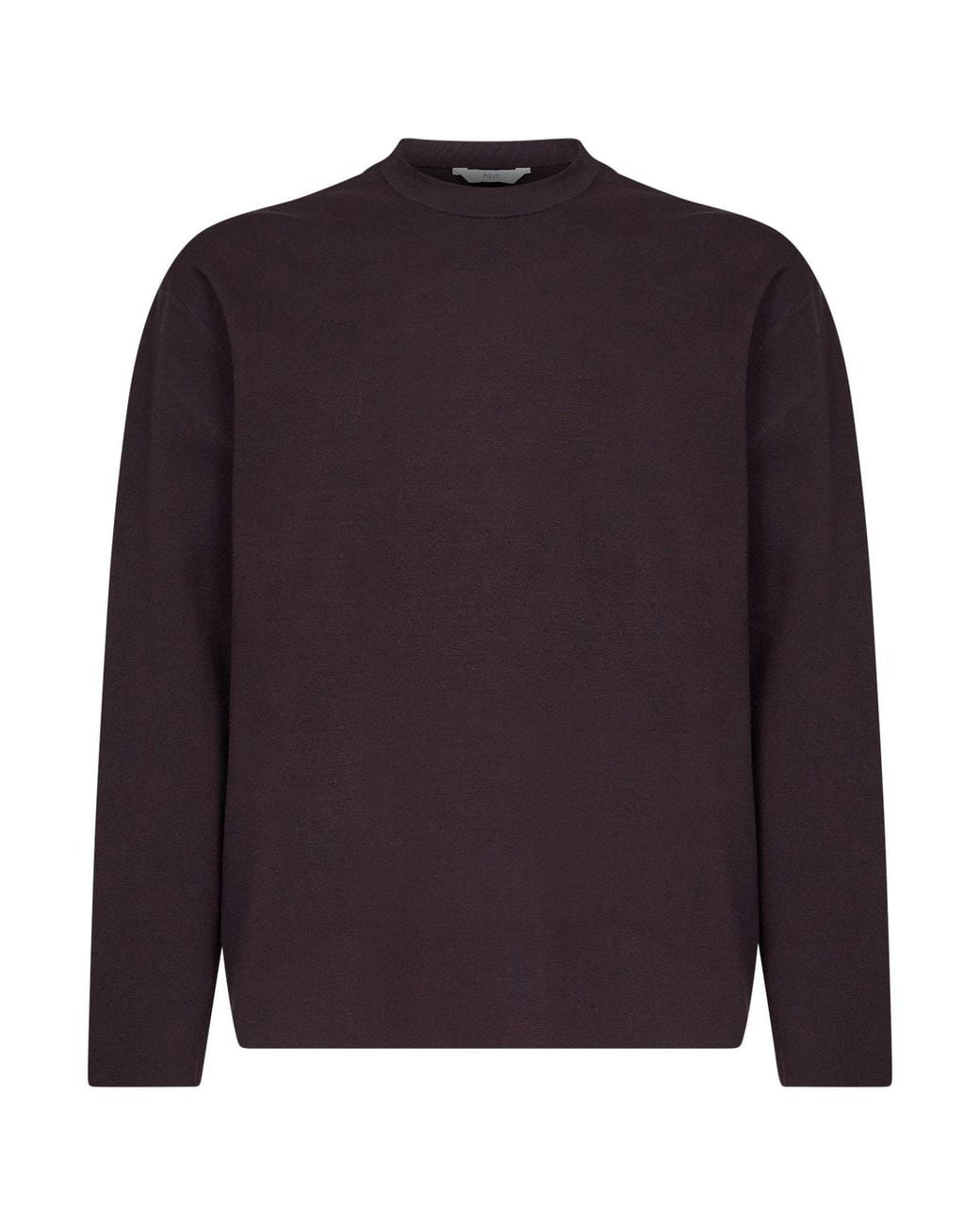 Hevò Blue Knit Top Fiumara Dark Viscose Blend for men