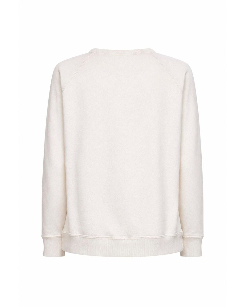 Isabel Marant White Ecru Cotton Logo Millyny Sweatshirt