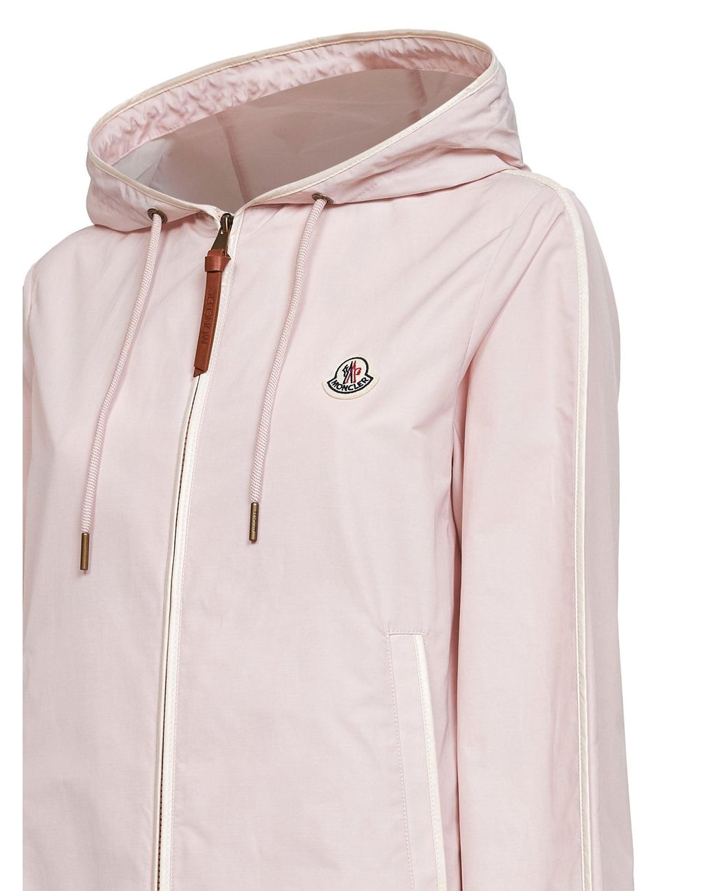 Moncler Pink Light Sarracenia Hooded Jacket