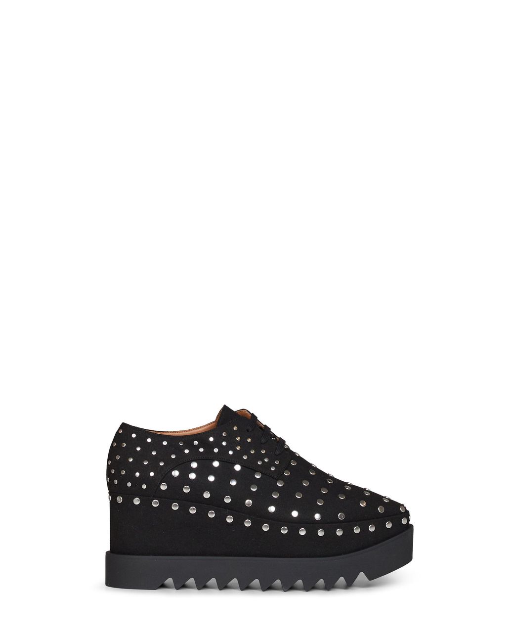 Stella McCartney Black Studded Elyse Wedges