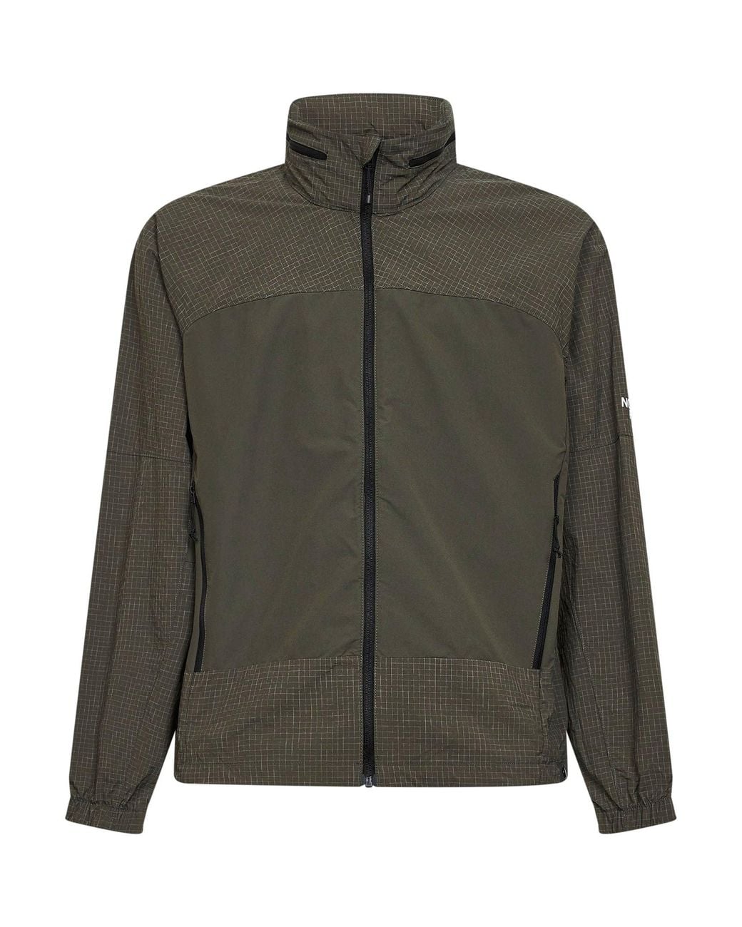 The North Face Green New Taupe Hike Utility Wind Jacket for men
