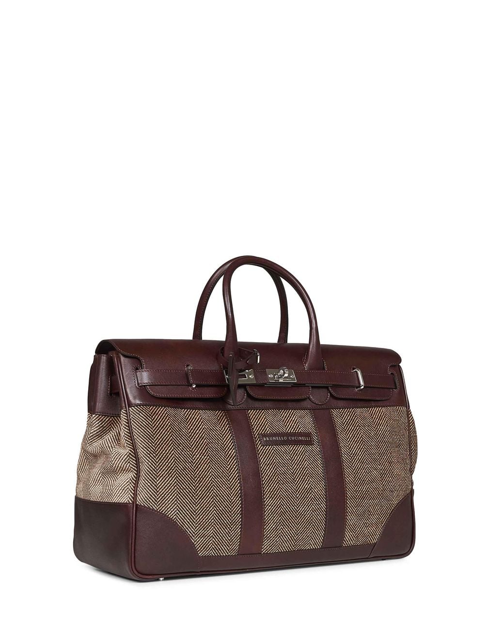 Brunello Cucinelli Brown Country Travel Bag for men