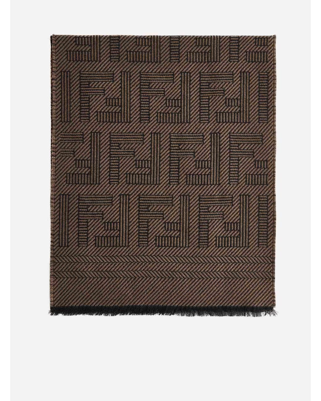 Fendi logo scarf cheap