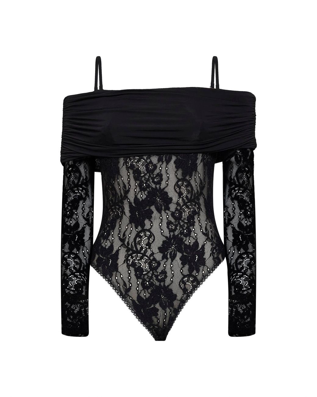 Zimmermann Black Lace Rebellion Bodysuit