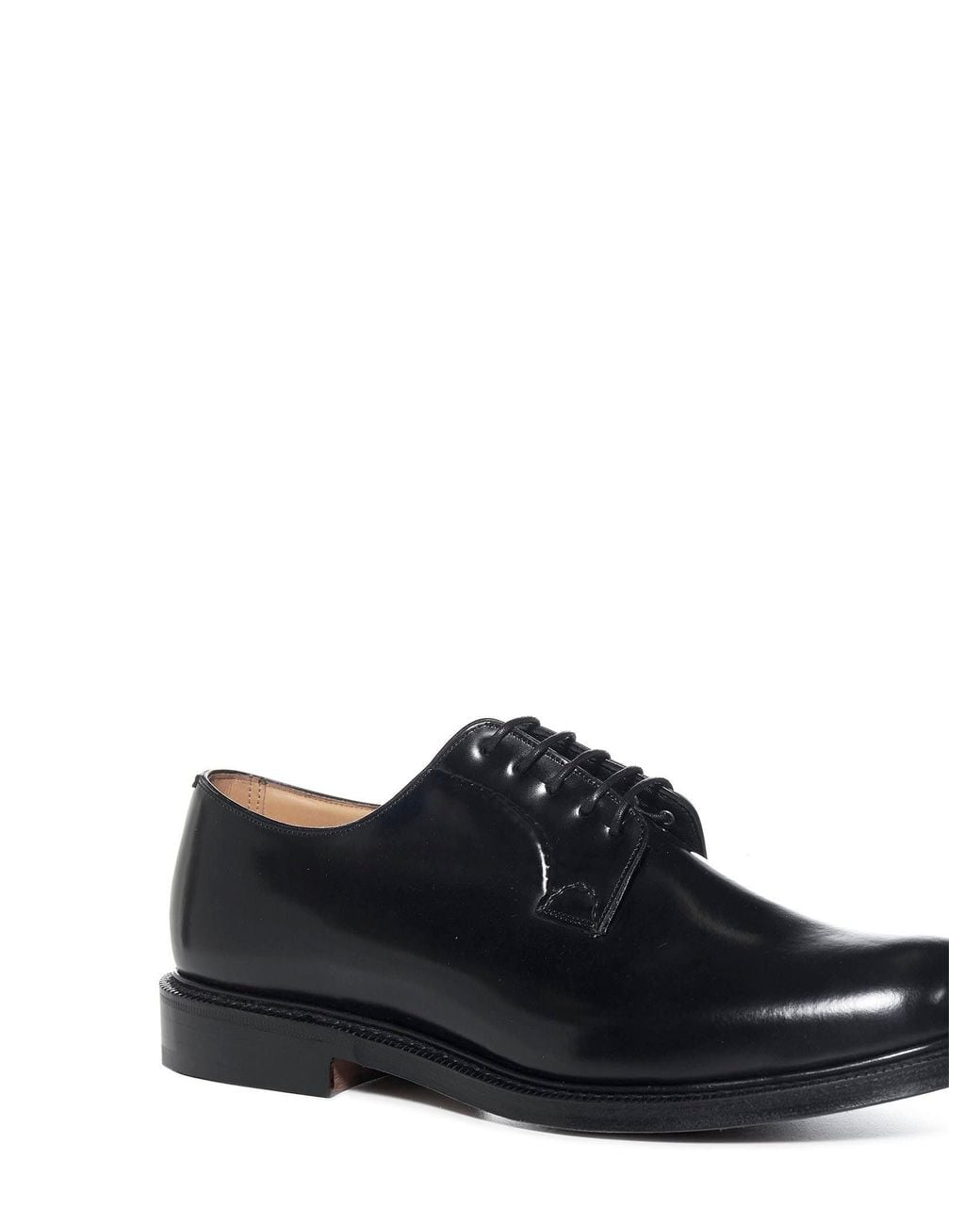 Church's White Leather Shannon Derby Blucher Shoes for men