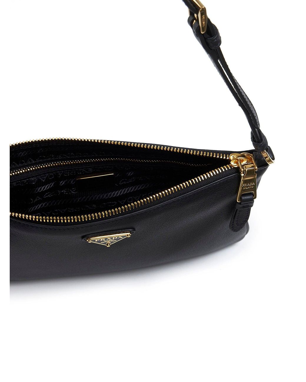 Borsa A Spalla Nera di Prada in Black
