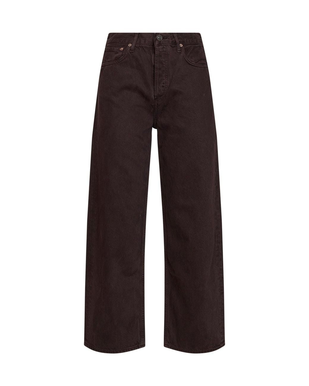Agolde Brown Denim Ren (Flyweight) Jeans