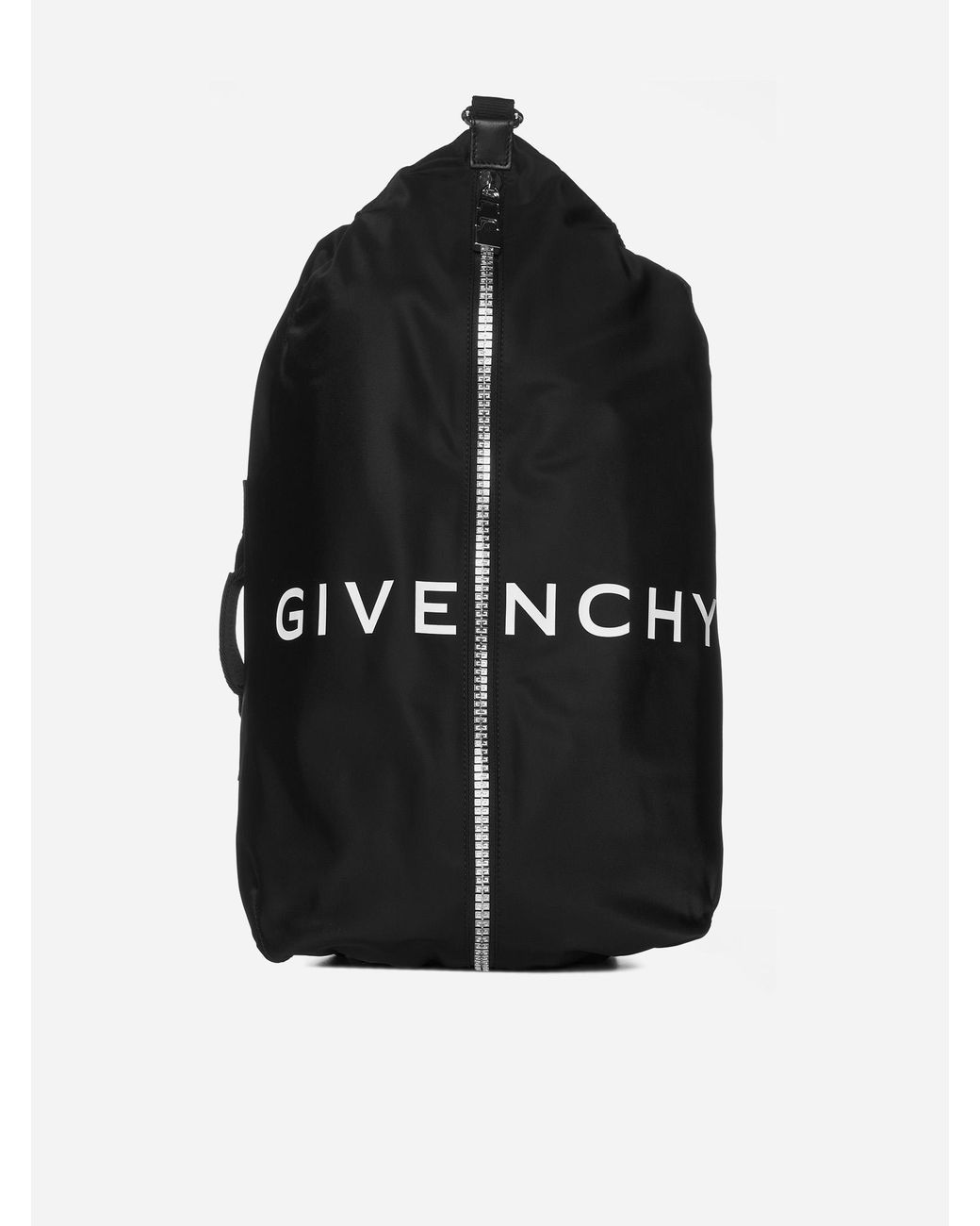 Givenchy G-zip Medium Canvas Duffle Backpack in Black for Men | Lyst