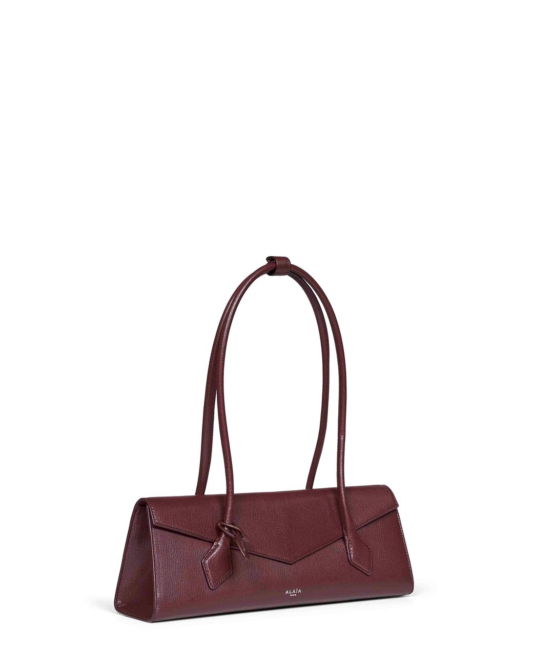 Alaïa Purple Garnet Le Teckel Flap Medium Shoulder Bag