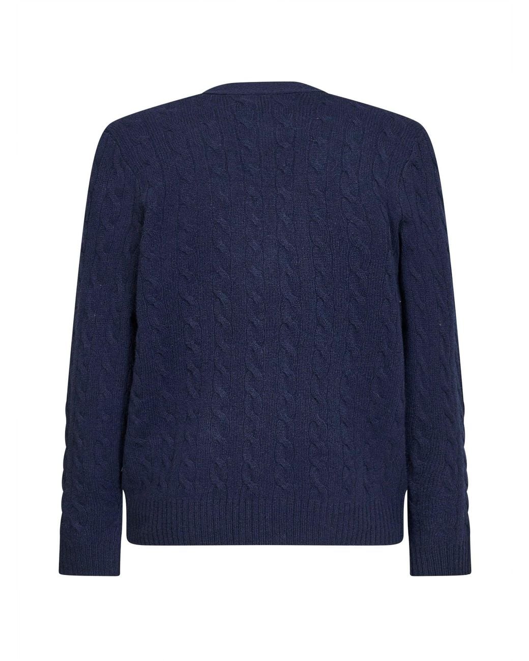 Polo Ralph Lauren Blue Hunter Cable-Knit Wool And Cashmere Cardigan for men