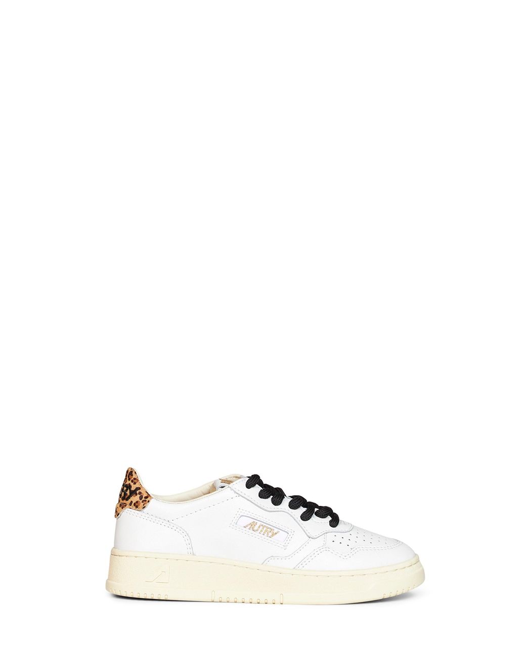 Autry White Leather Medalist Low Sneakers