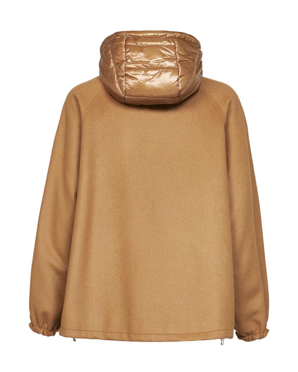 Herno Brown Wool Coat With Removable Padded Hood<Br
