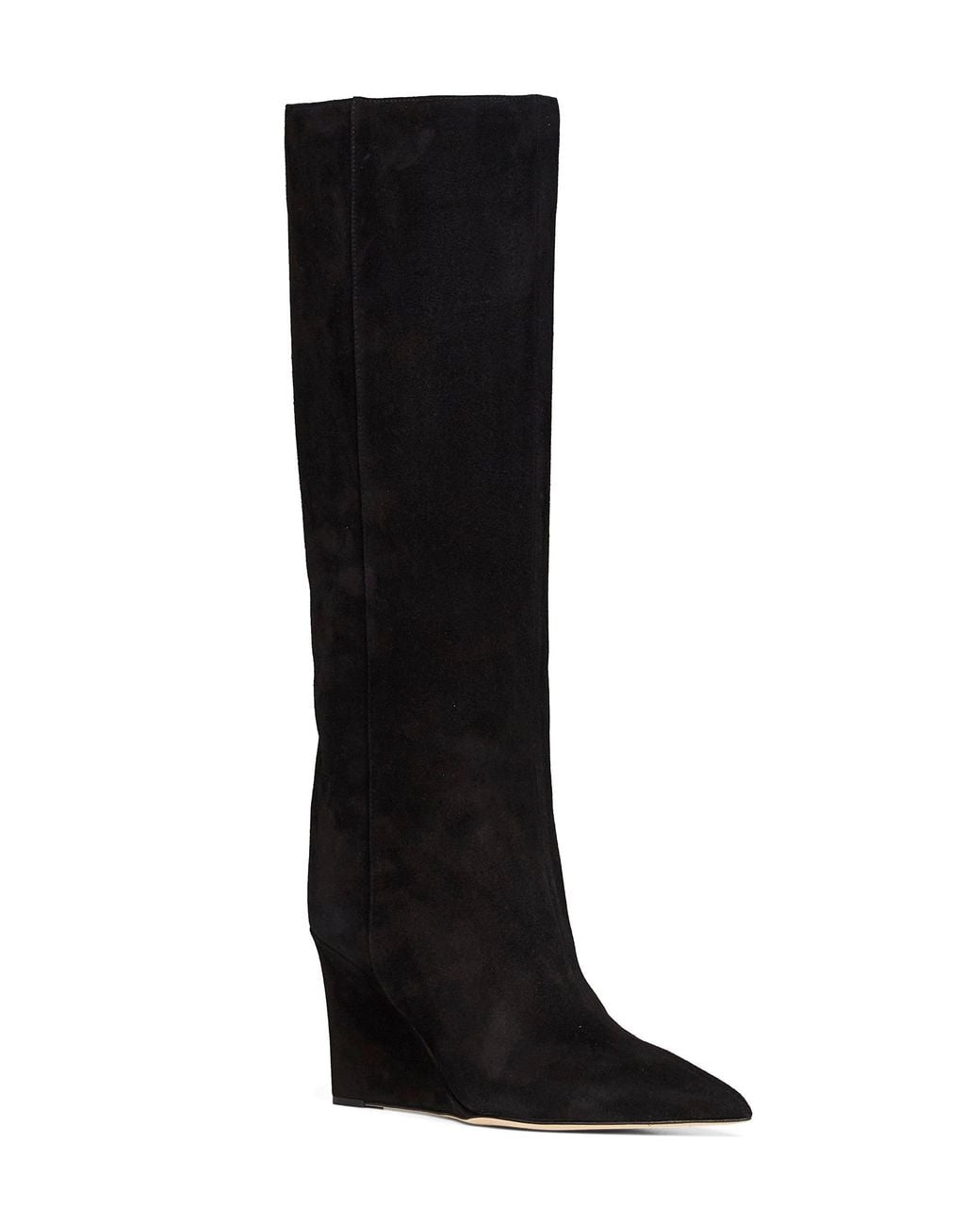 Jimmy Choo Black Suede Blake 85 Knee-High Boots