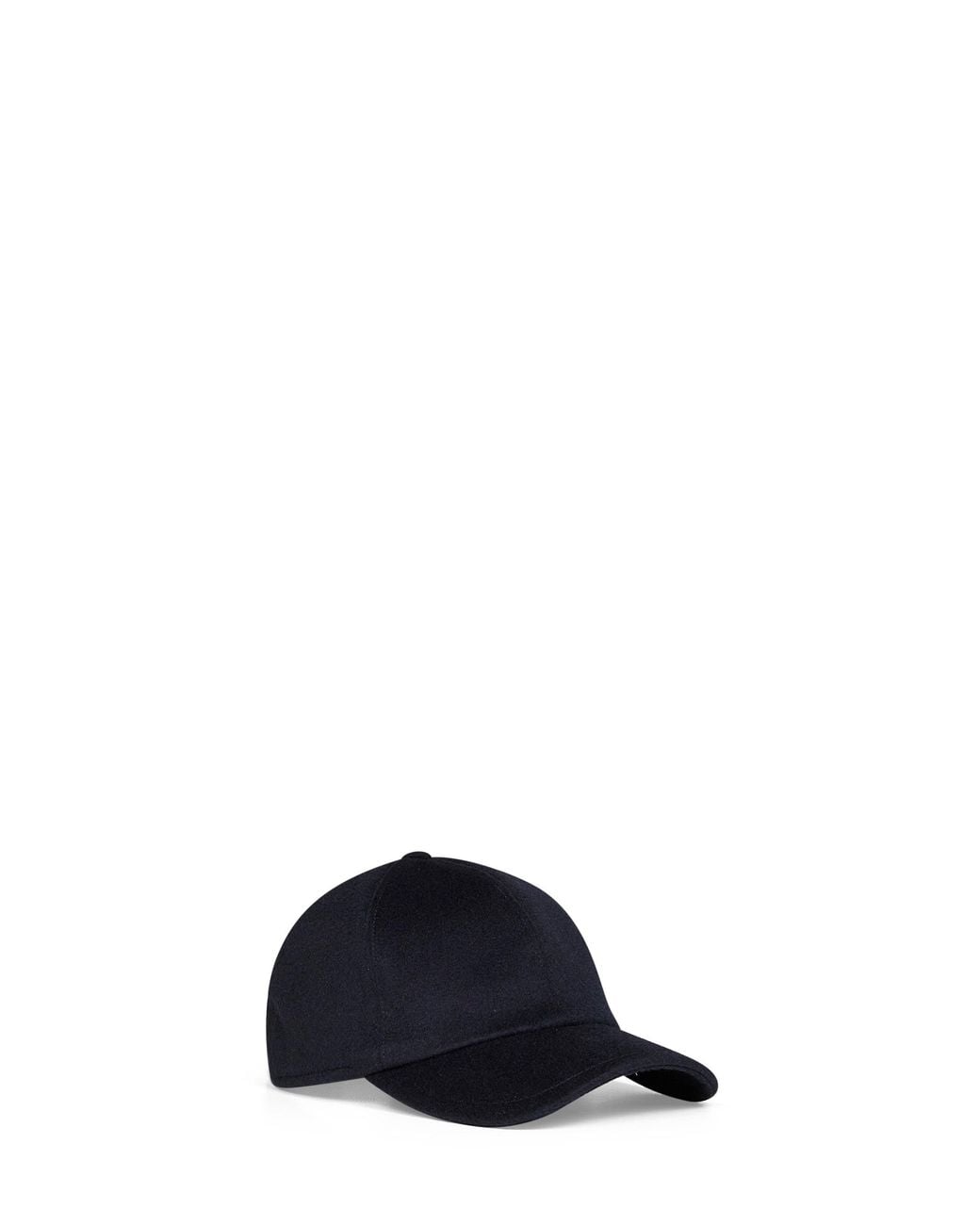 Tagliatore Blue Virgin Wool Denver Baseball Cap for men