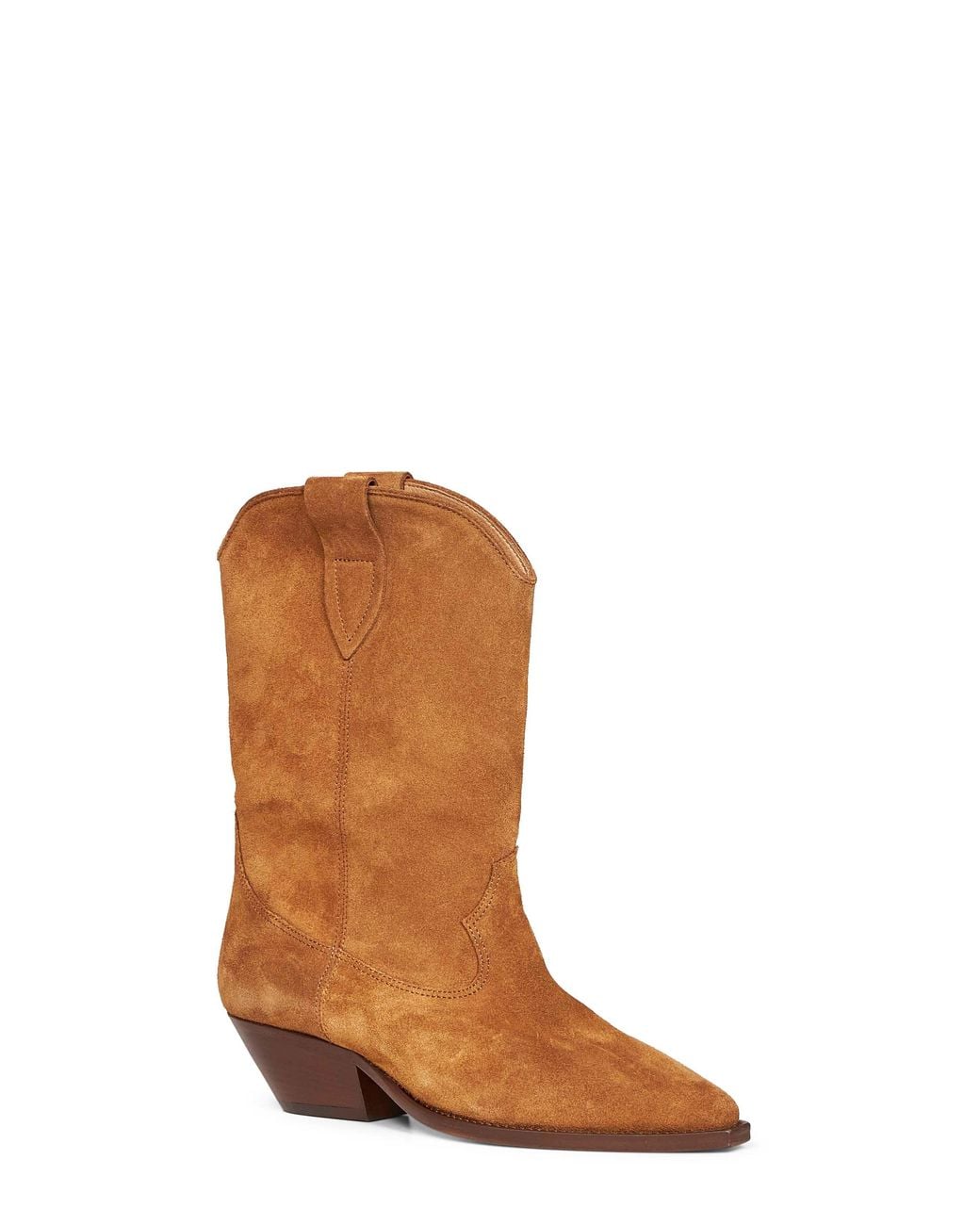 Isabel Marant Brown Cognac Suede Duerto Western Boots