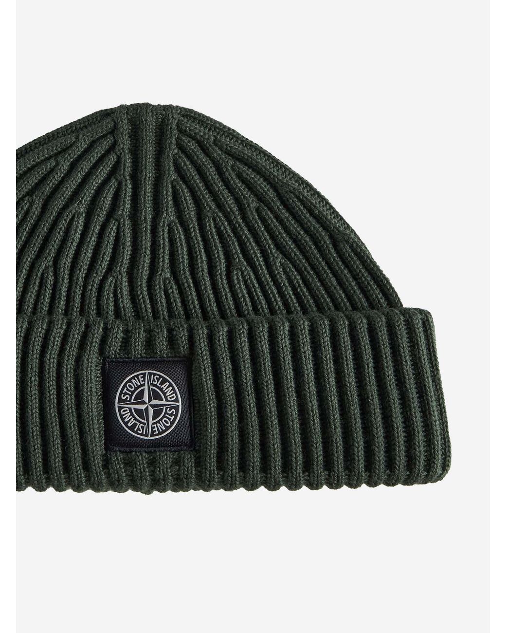 Mens stone island store beanie hat