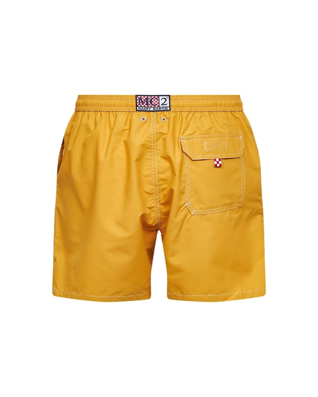 Mc2 Saint Barth Yellow Swim Shorts Patmos for men