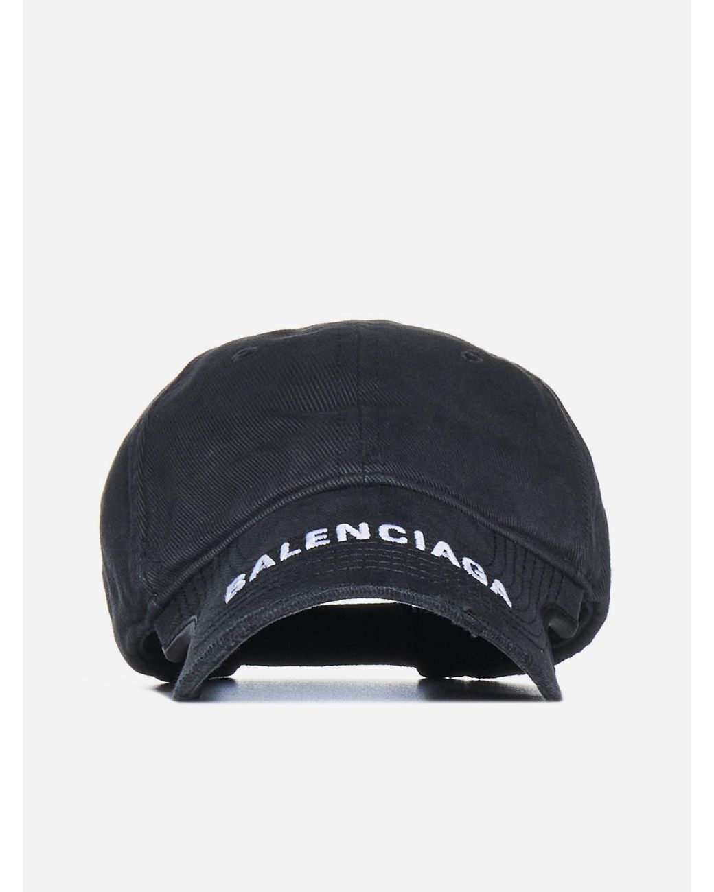 Balenciaga Notch Logo Cotton Baseball 