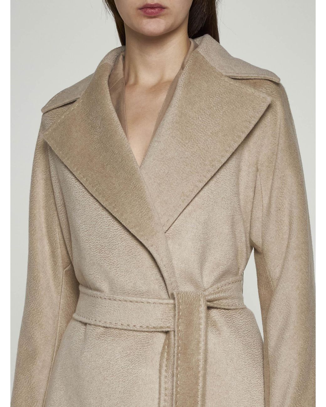 Coat MAX MARA Woman color Sand