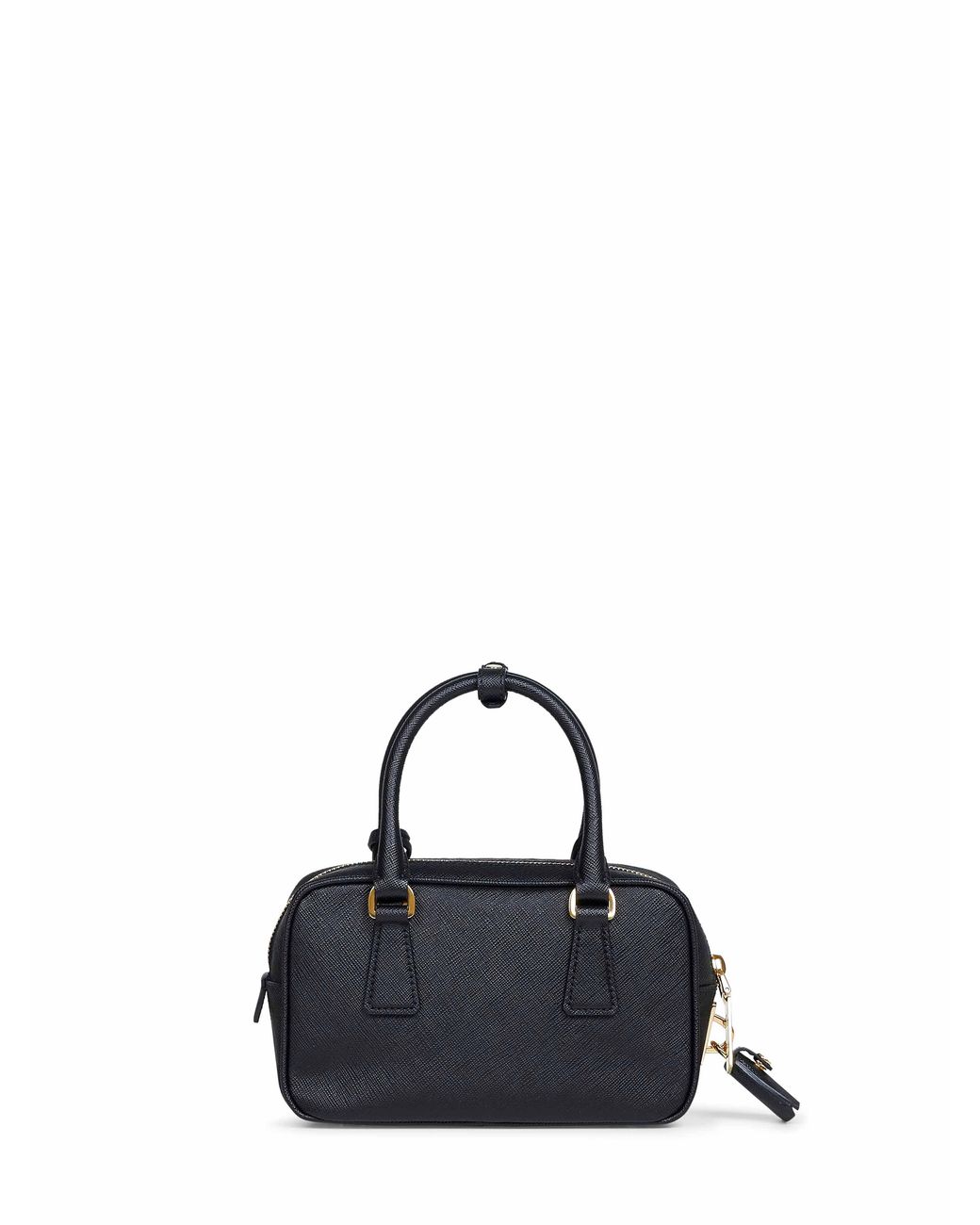 Prada Blue Top-Handle Bag With Shoulder Bag