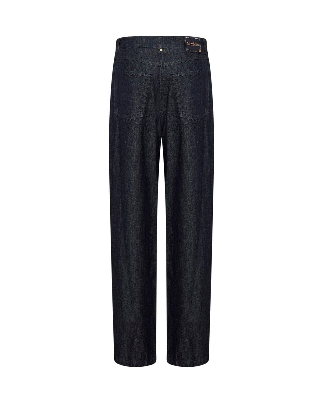 Max Mara Blue Straight-Leg Jeans
