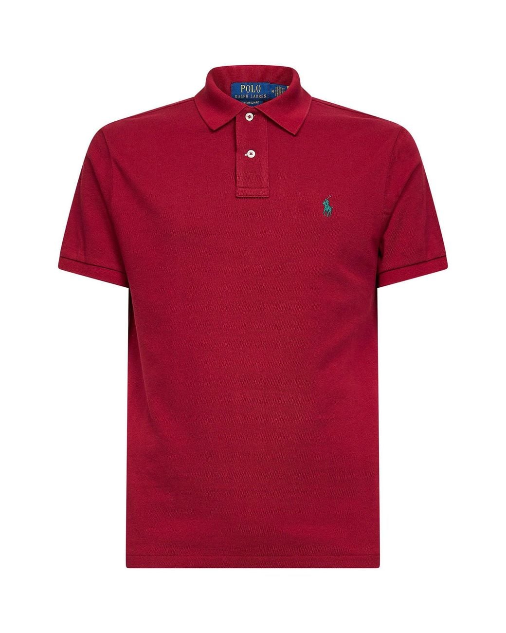 Polo Ralph Lauren Red Heritage Iconic Mesh Polo Shirt for men