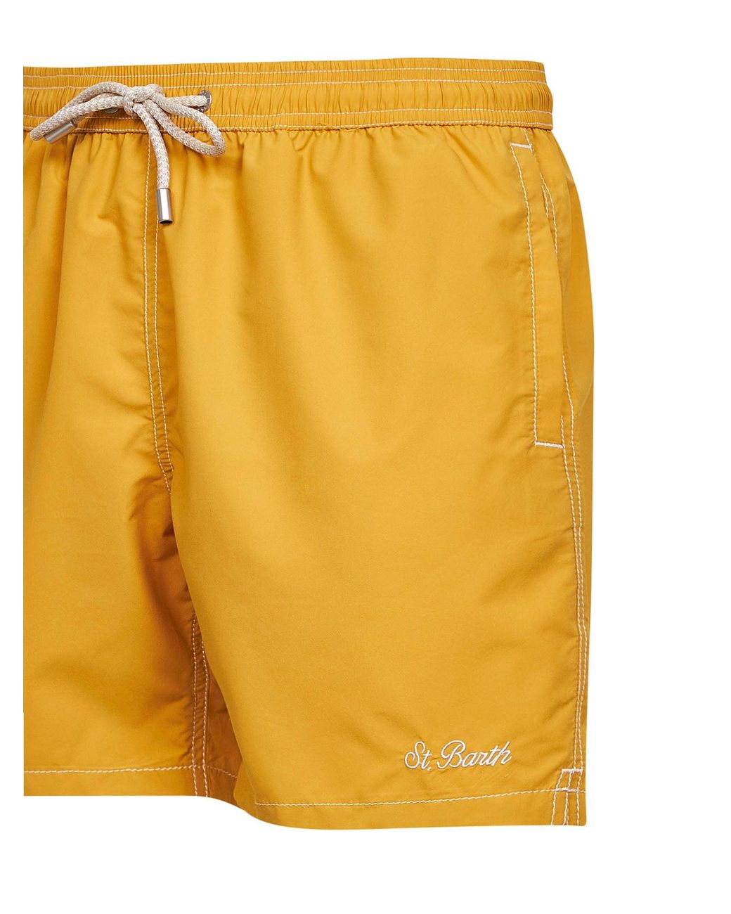 Mc2 Saint Barth Yellow Swim Shorts Patmos for men