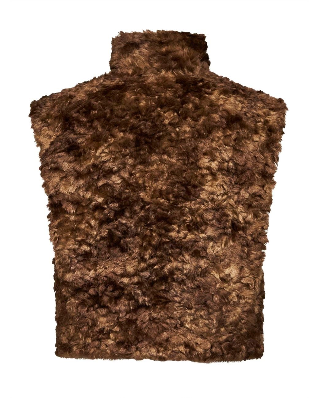 Isabel Marant Brown Faux Fur Jocya Vest