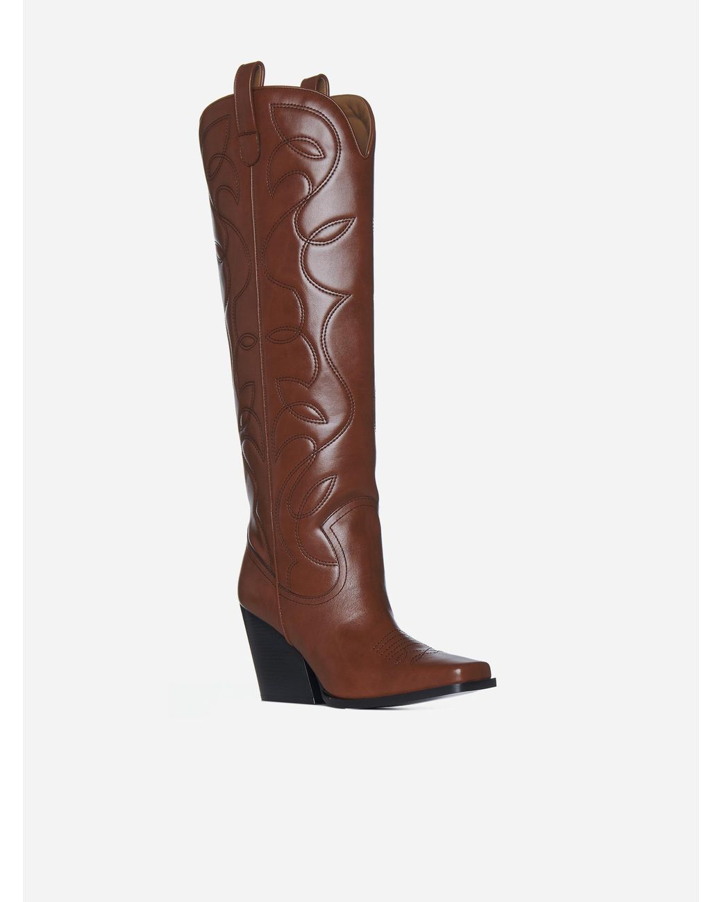 Stella McCartney Cowboy Cloudy Alter Mat Boots in Brown | Lyst