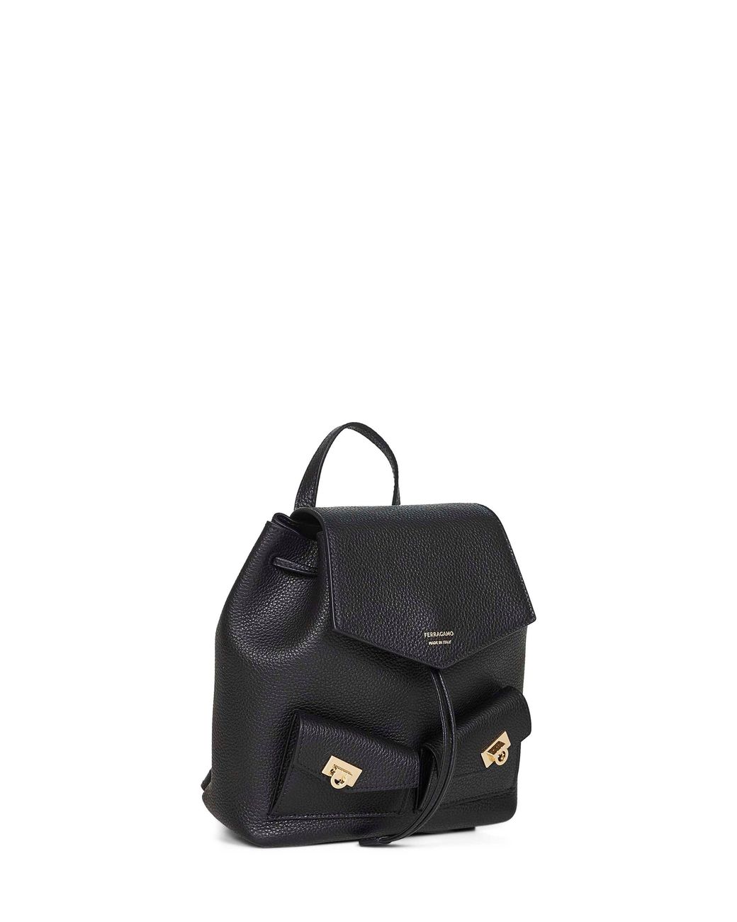 Ferragamo Black Harley Backpack