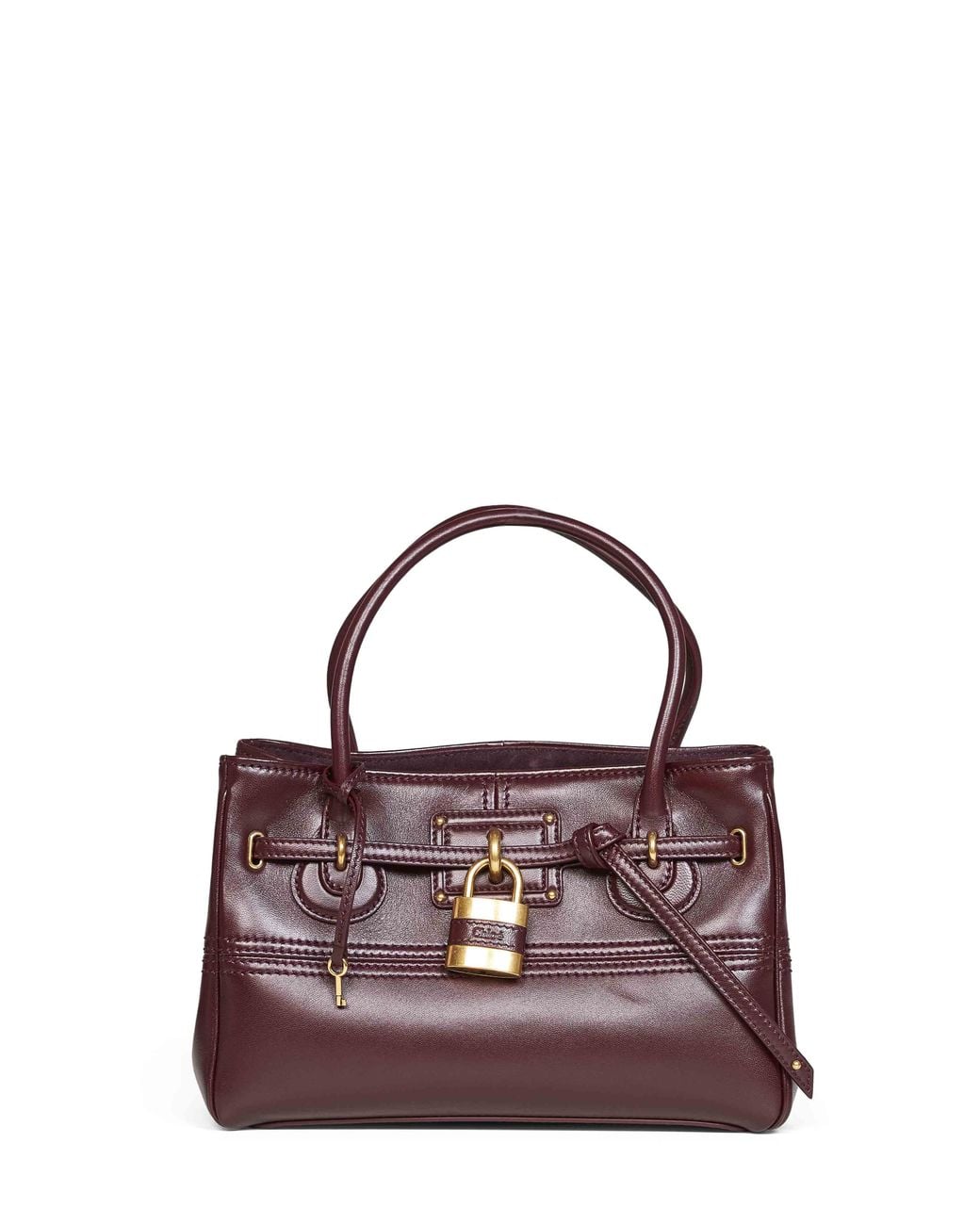 Chloé Purple Burnt Small Paddington Sling Top-Handle Bag<Br