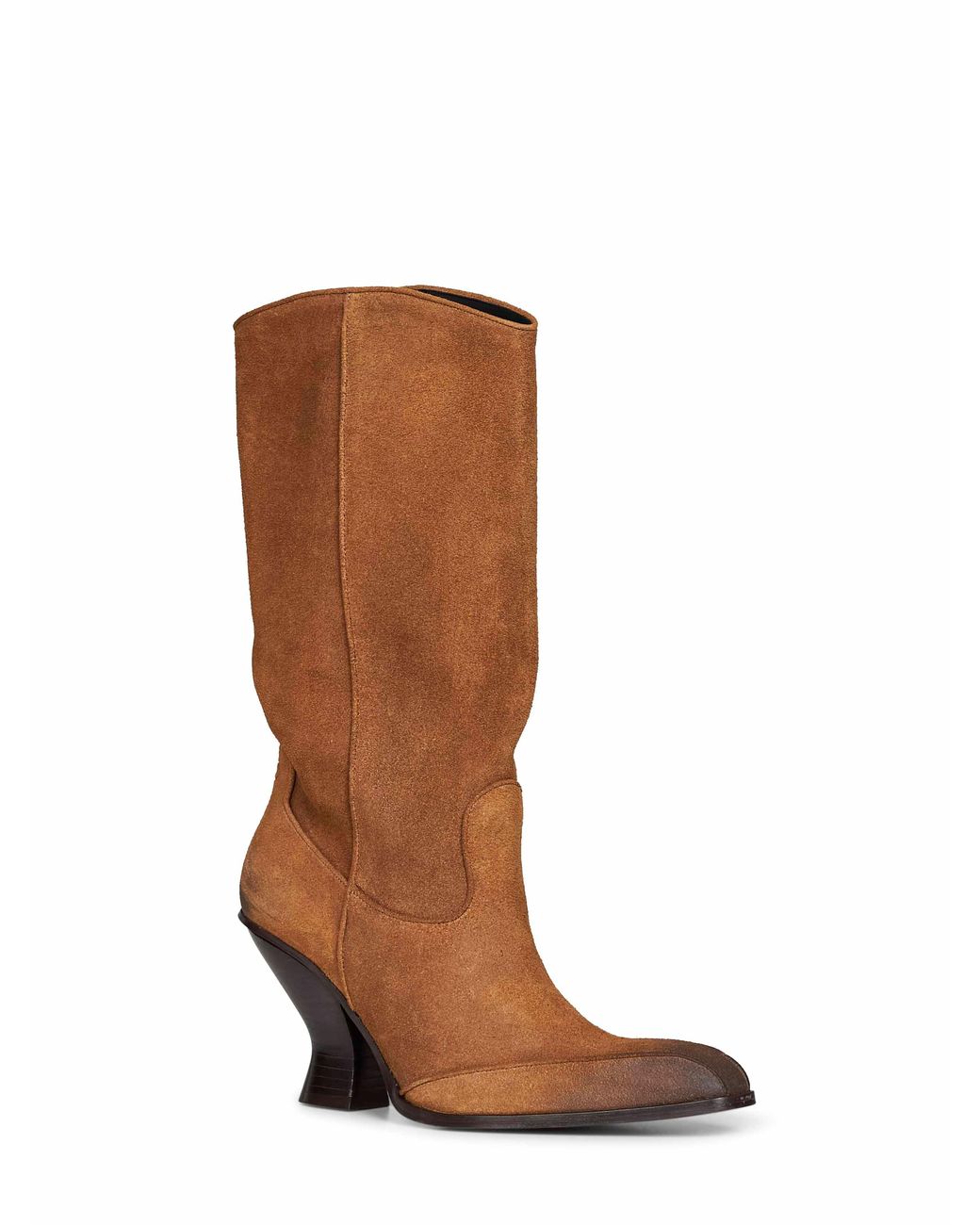 DIESEL Brown Suede D-Luffy-75-Tube Boots