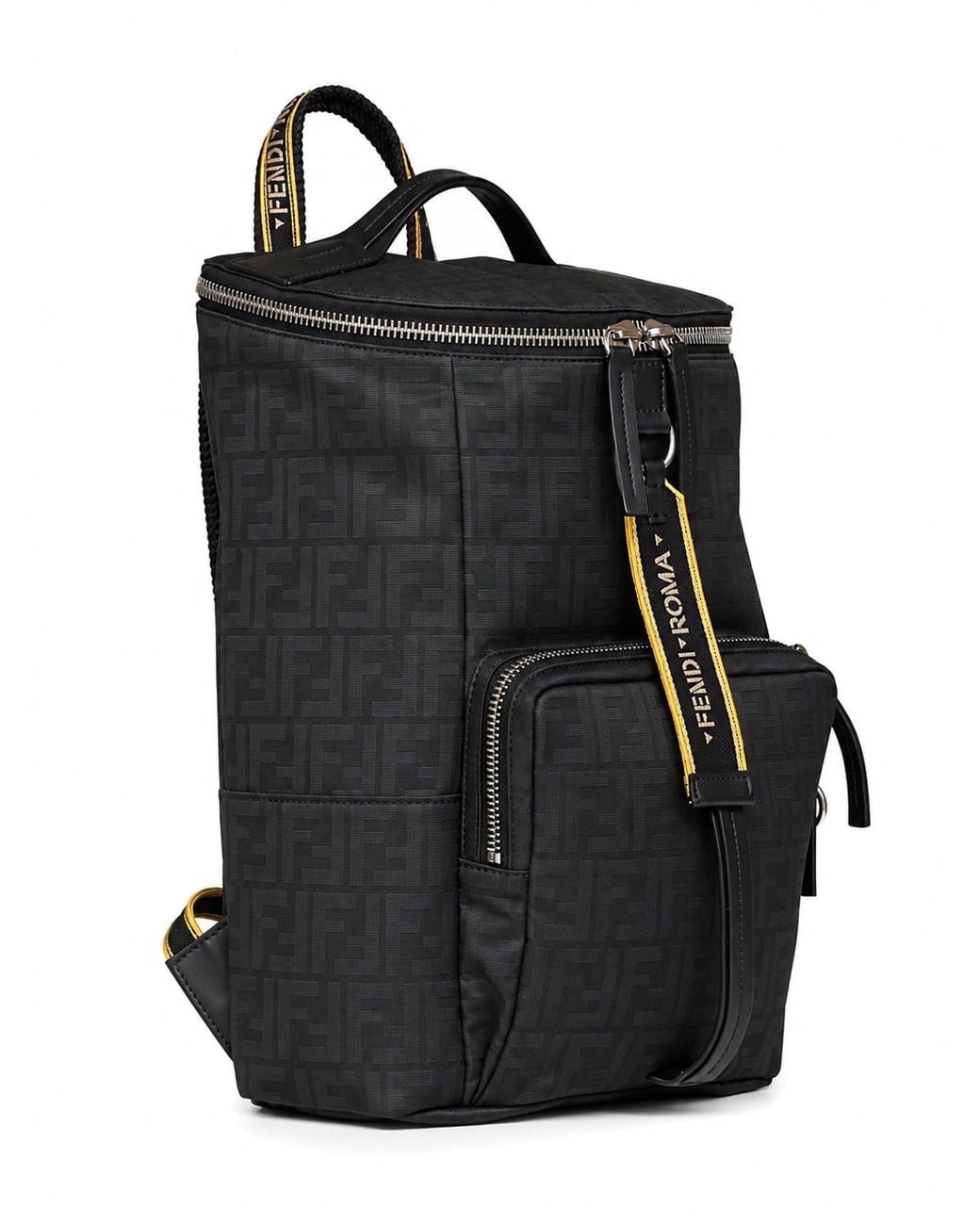 Fendi Black Tourist Backpack for men