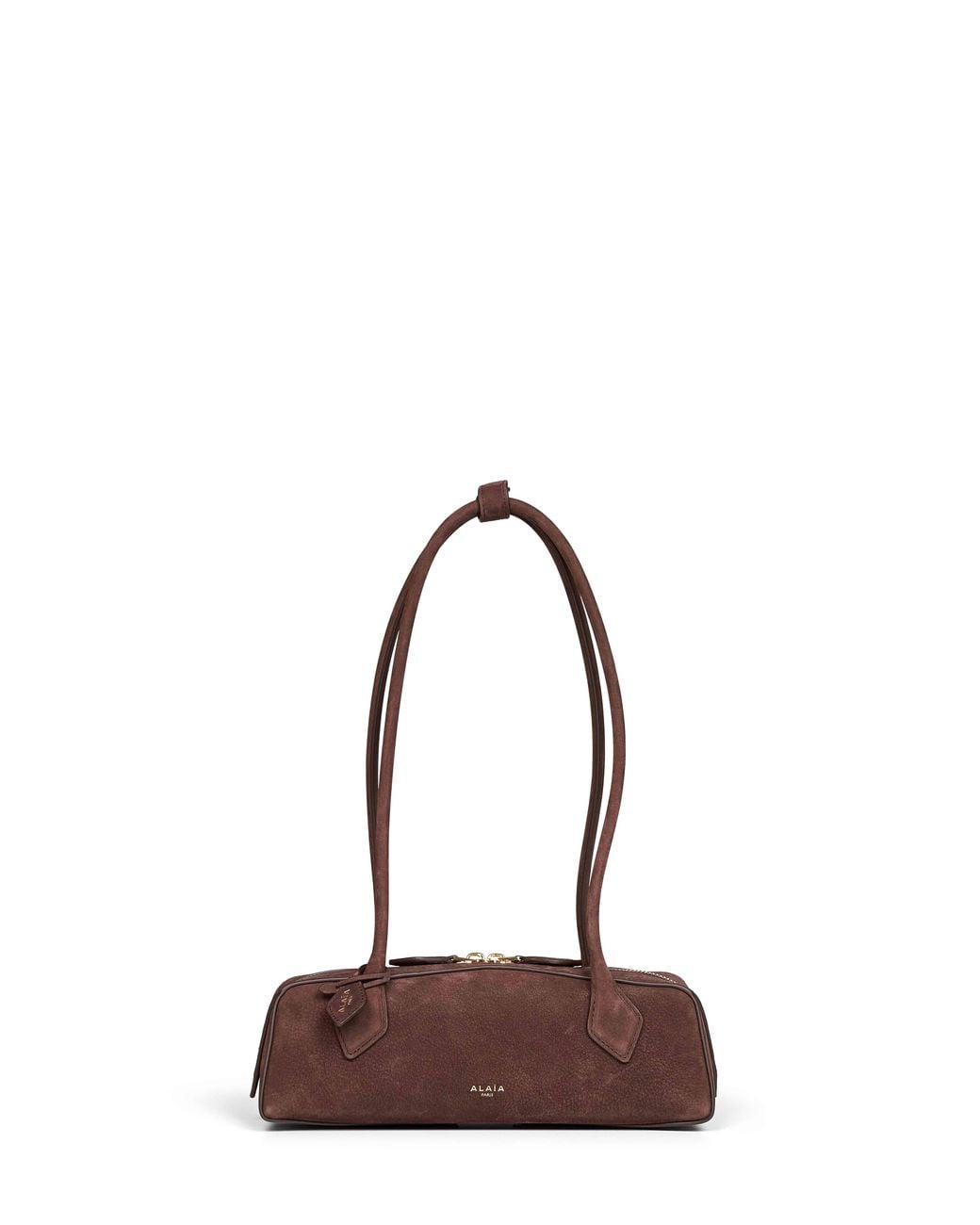 Alaïa Brown Le Teckel Small Shoulder Bag