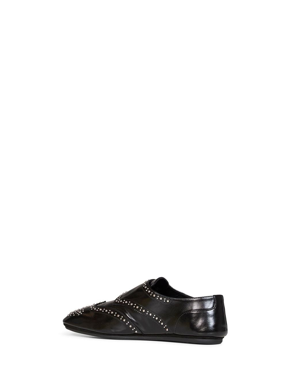 Fendi Black Stud Double-Monk Loafers