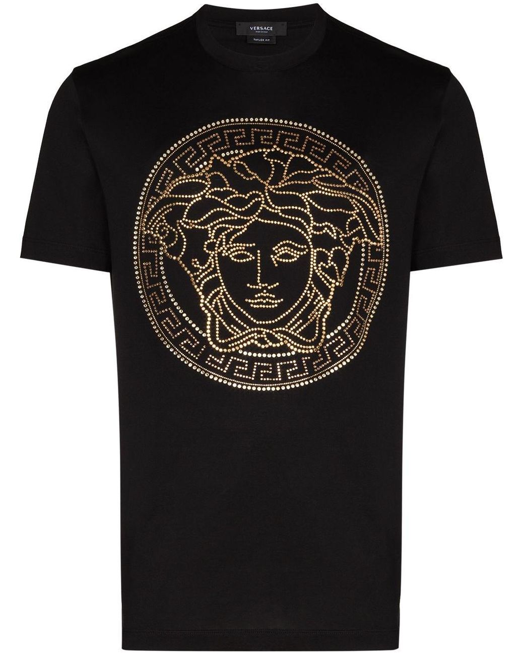 Versace Logo T-shirt in Black for Men - Lyst