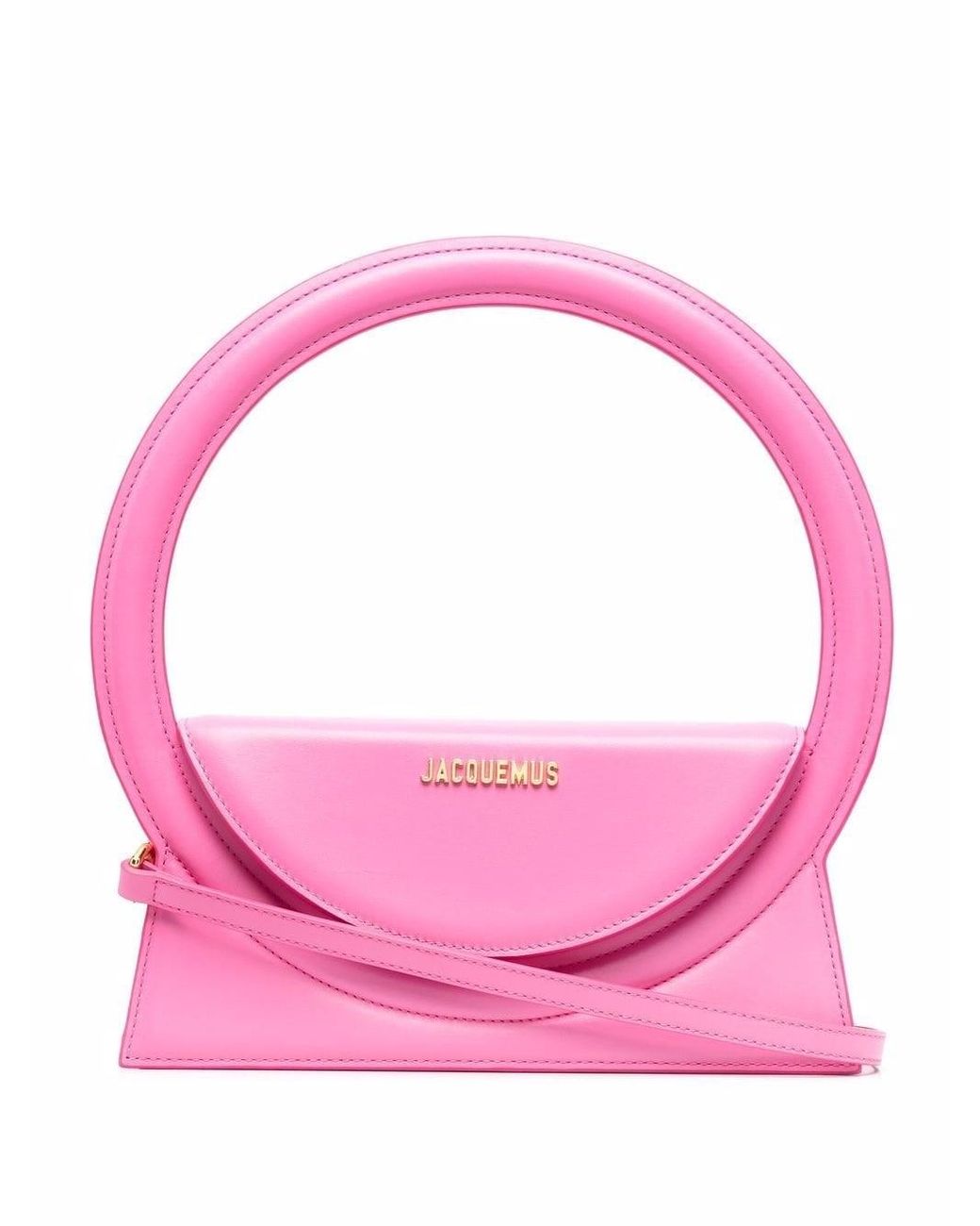 Jacquemus Le Sac Round Bag in Pink | Lyst