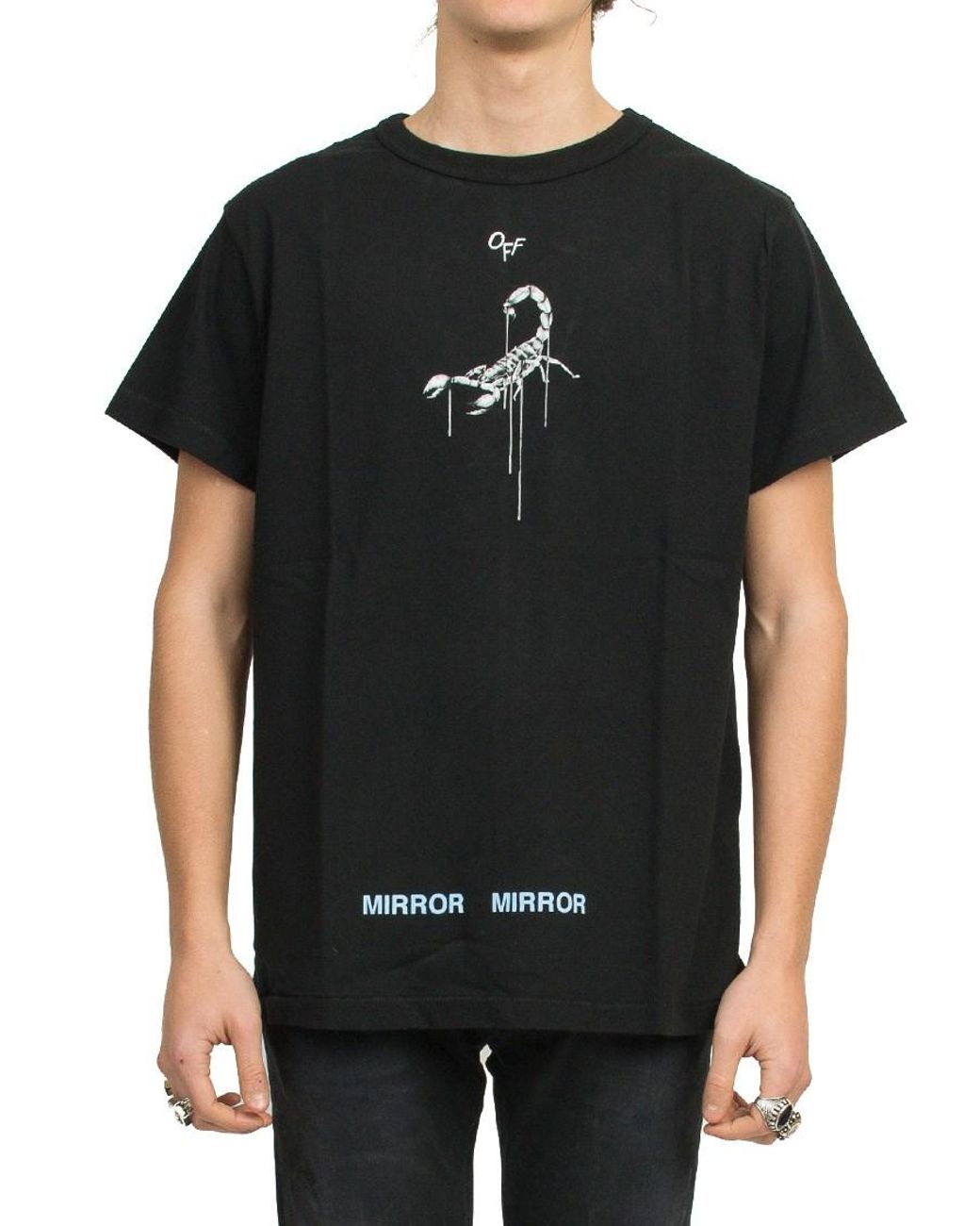 slump Resistente benzin Off-White c/o Virgil Abloh Othelo's Scorpion T-shirt in Black for Men | Lyst