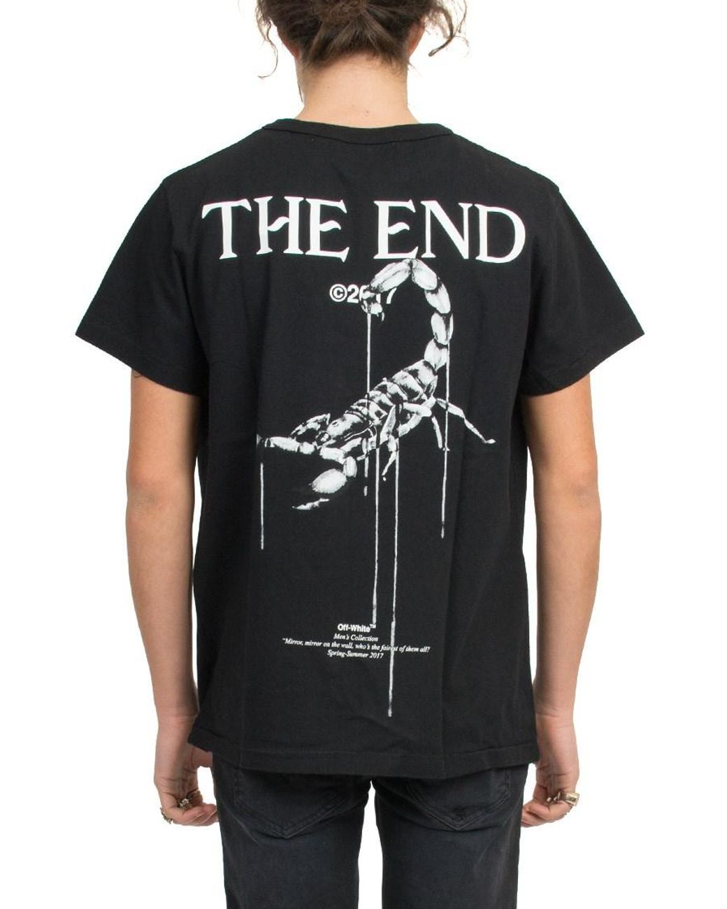 slump Resistente benzin Off-White c/o Virgil Abloh Othelo's Scorpion T-shirt in Black for Men | Lyst