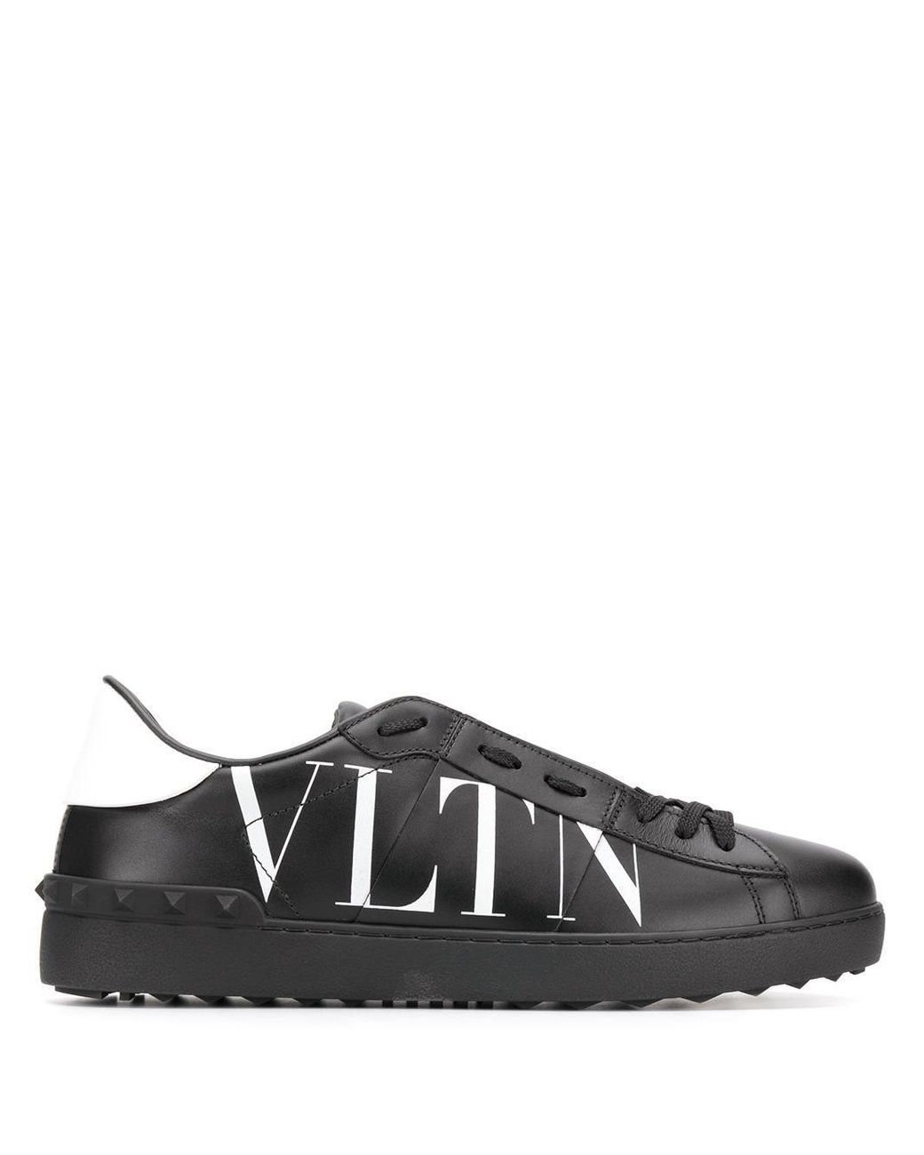 Valentino Garavani Logo Sneakers in Black for Men - Lyst