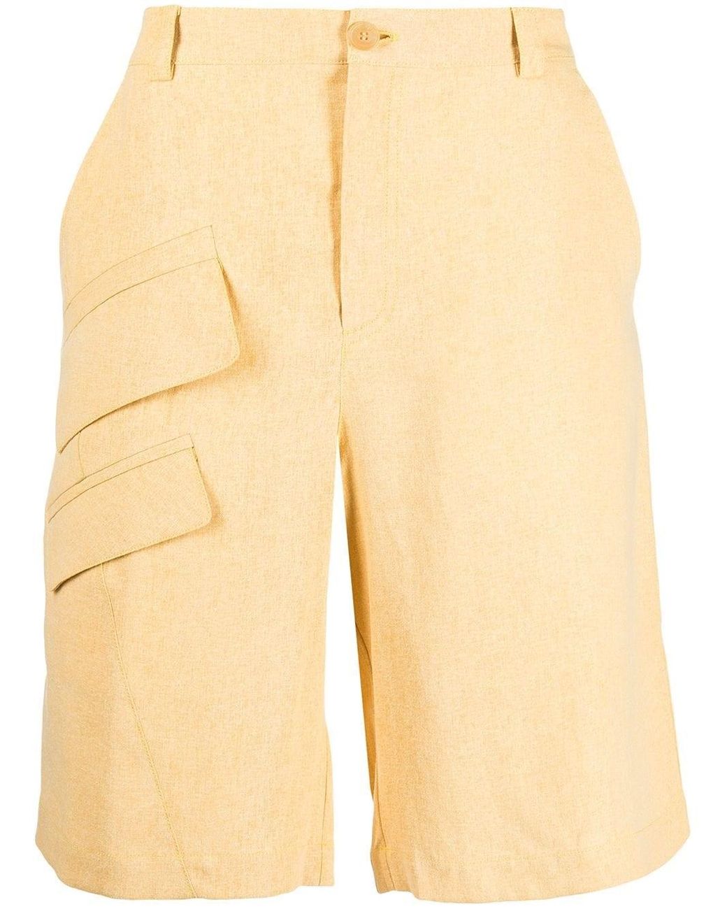 Jacquemus Cargo Shorts in Yellow for Men - Lyst