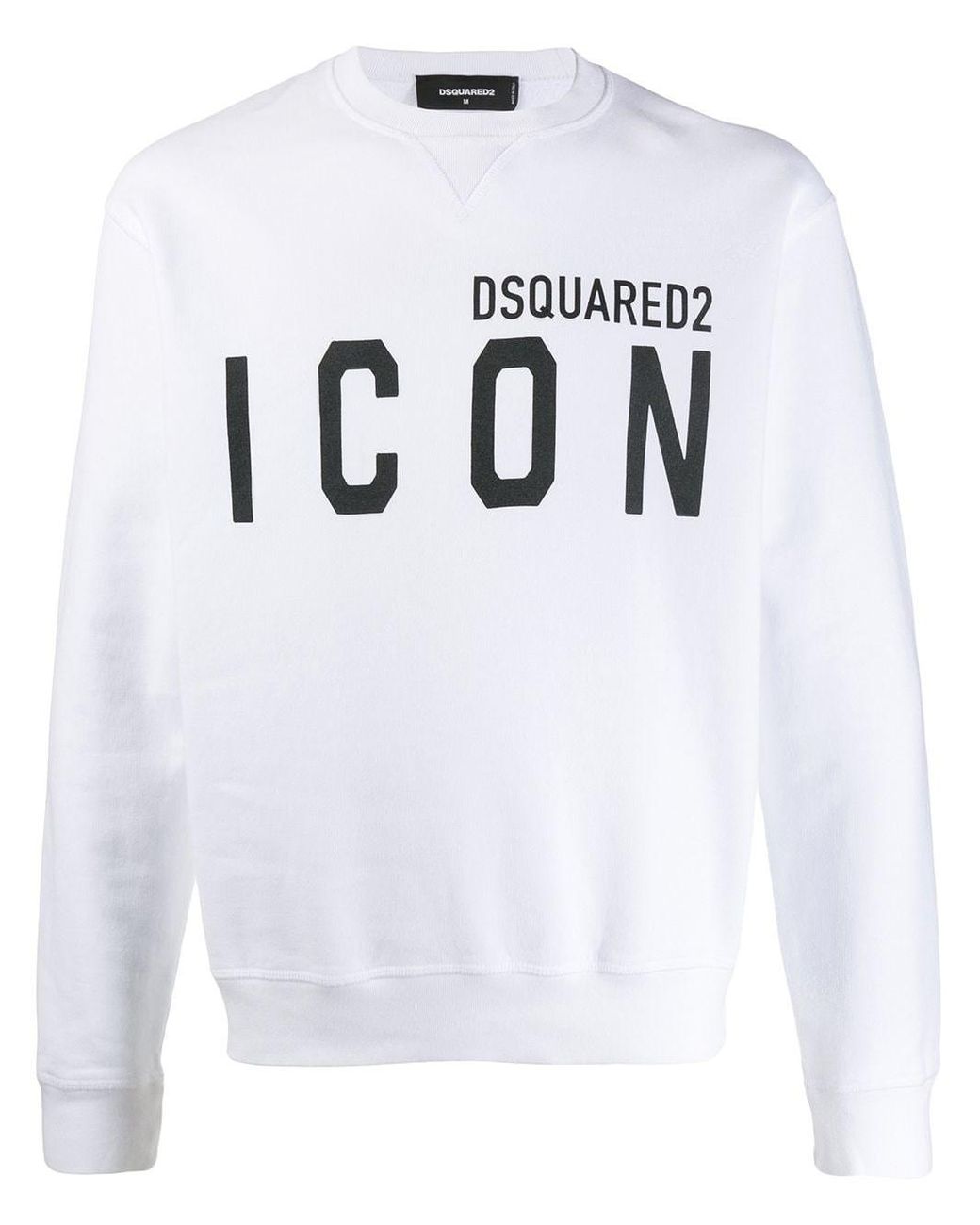 DSquared² Cotton 'icon' Sweatshirt in White for Men - Lyst