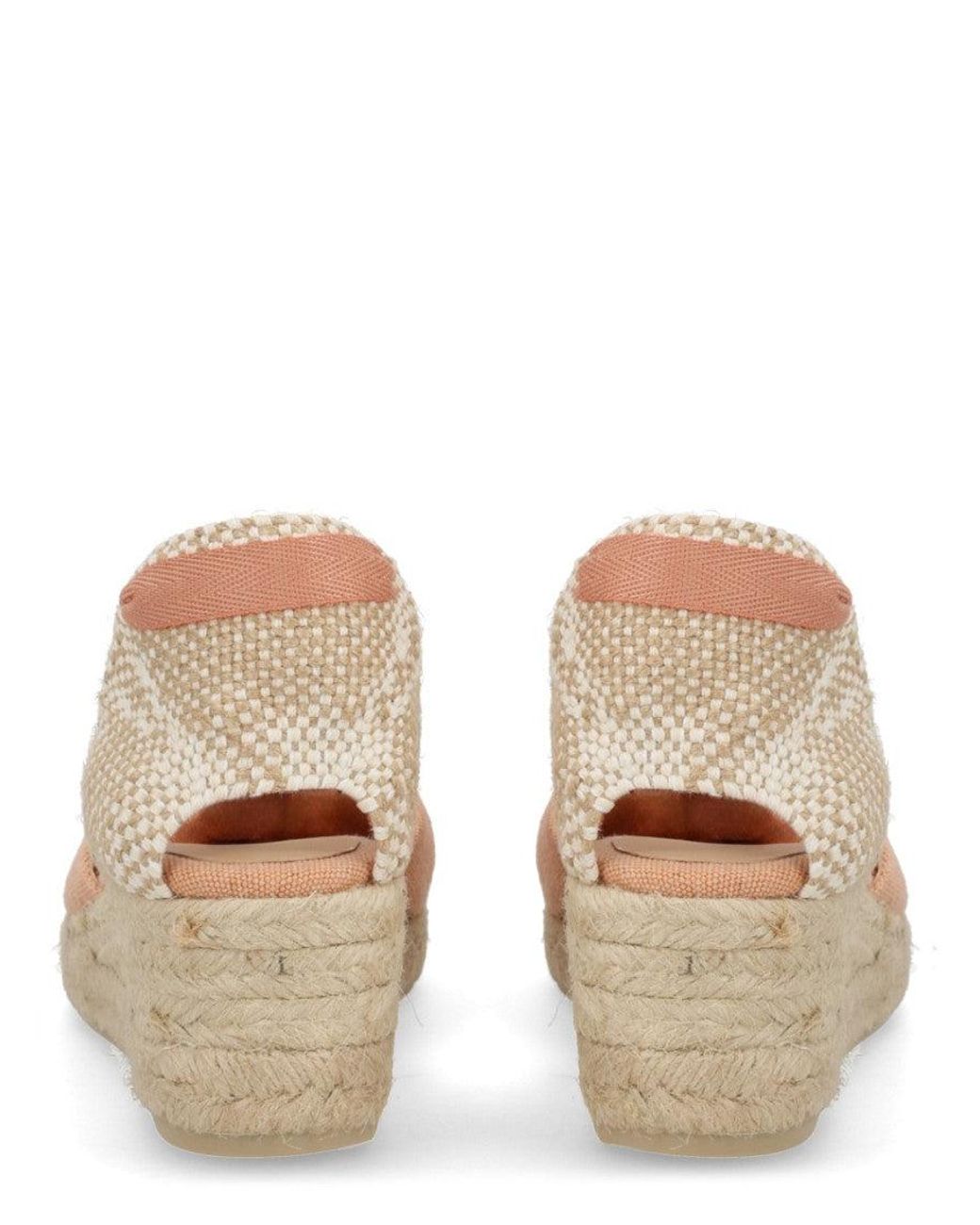 Castaner Brown Solid Wedges
